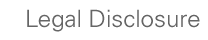 legal disclosure